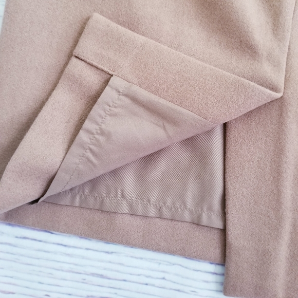 J.Crew The Pencil Skirt 70% Wool Tan Beige - Picture 5 of 7